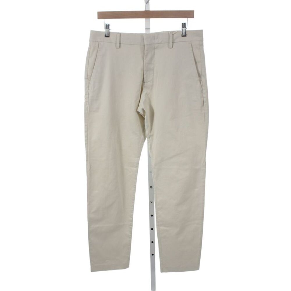 No Nationality Mens Beige Chino Pants Organic Cotton Size 31